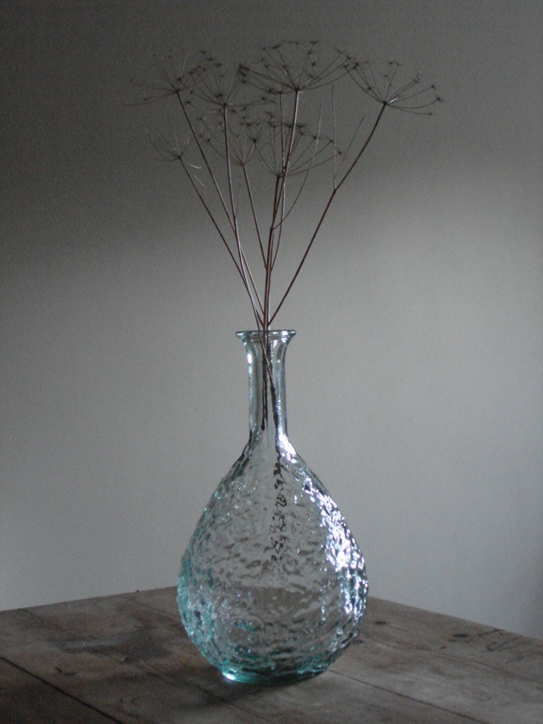 Recycled Glass Rustic Stem Vase - Natural Simplicity