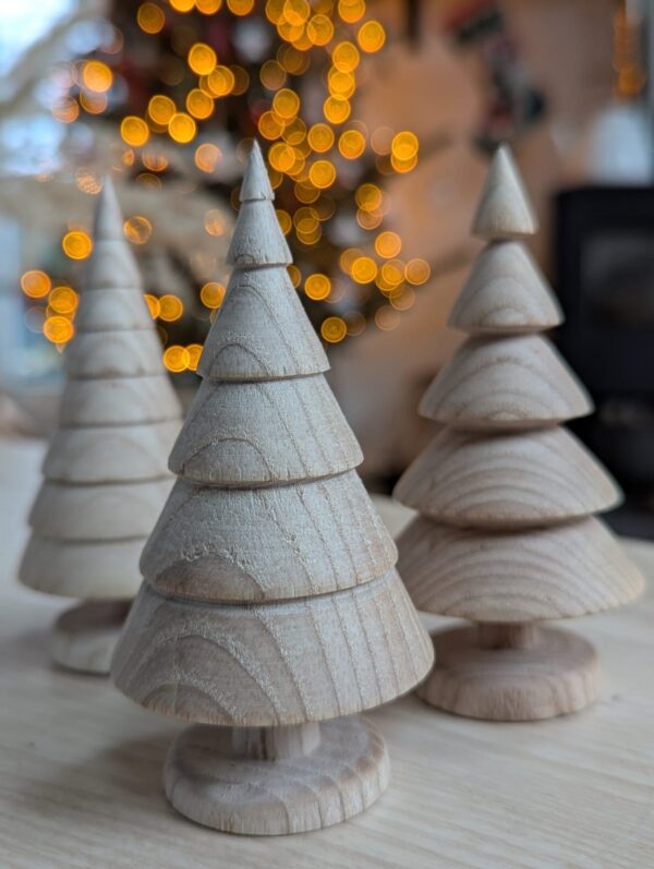 Natural Wooden Christmas Trees